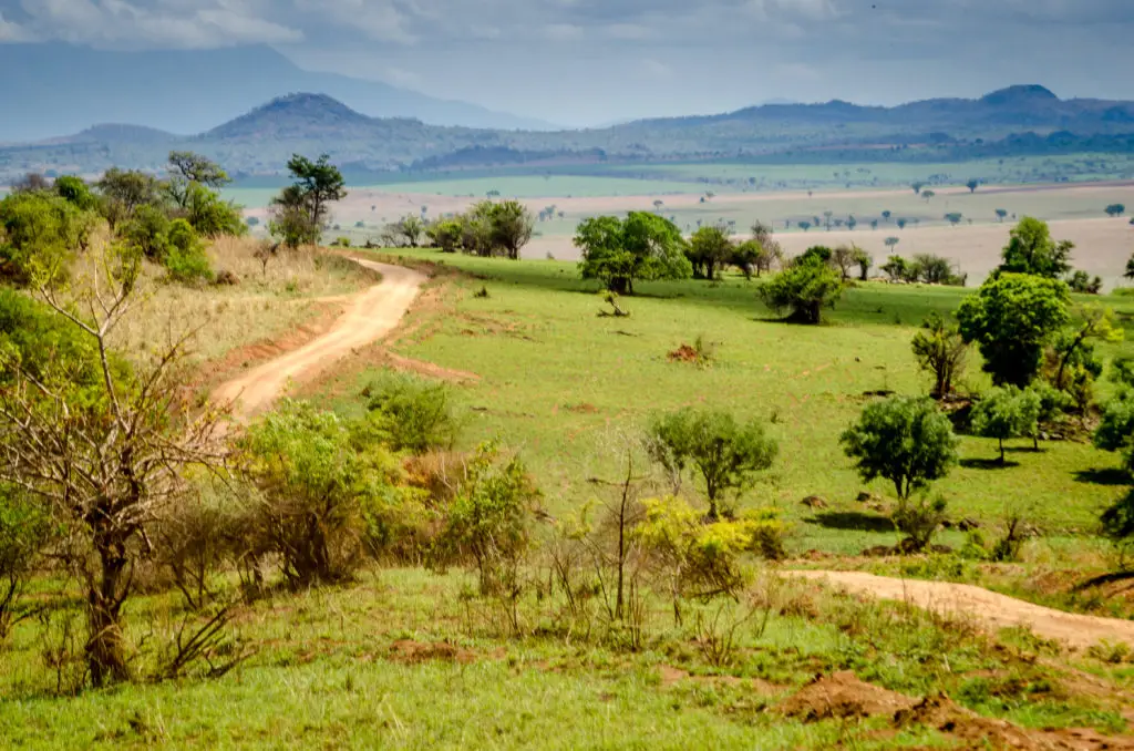 Kidepo Valley National Park landscape Uganda mountains