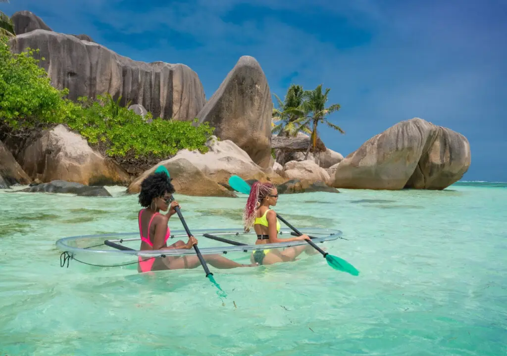 Clear kayak tour Image courtesy of Michel Denousse Tourism Seychelles 1 Uganda Safaris | Tribes Gorilla Trekking Tours